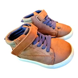 Wonder Nation Boys Infant Casual Hi-Top Sneaker- Size: US 7  Tote 14